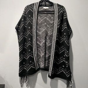 Black knitted Cardigan